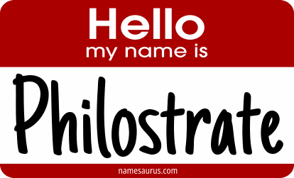 Hello my name is Philostrate png download
