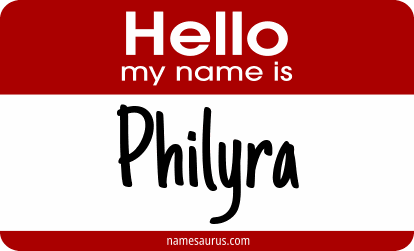 Hello my name is Philyra png download