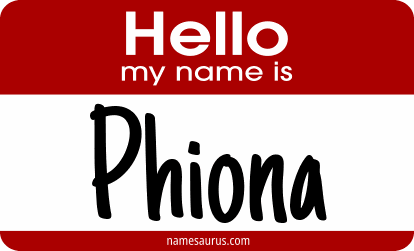 Hello my name is Phiona png download
