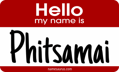 Hello my name is Phitsamai png download