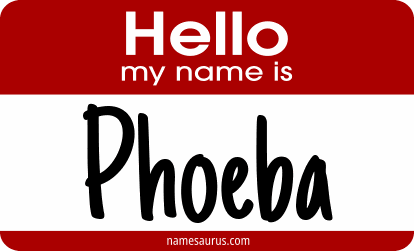 Hello my name is Phoeba png download