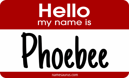 Hello my name is Phoebee png download