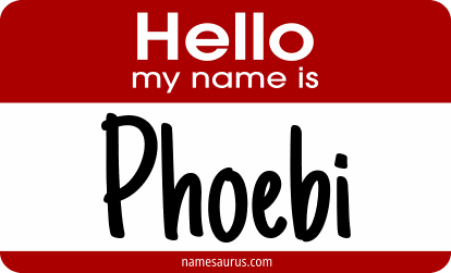 Hello my name is Phoebi png download