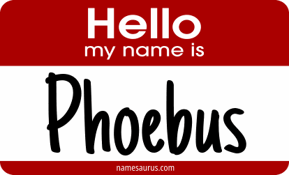 Hello my name is Phoebus png download