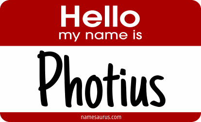 Hello my name is Photius png download