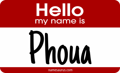 Hello my name is Phoua png download