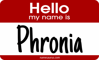 Hello my name is Phronia png download