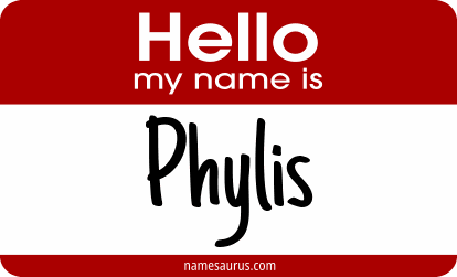 Hello my name is Phylis png download