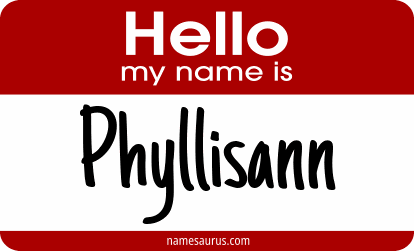 Hello my name is Phyllisann png download