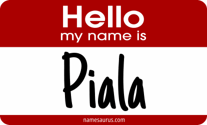 Hello my name is Piala png download