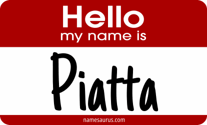 Hello my name is Piatta png download
