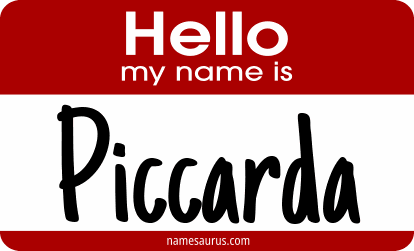 Hello my name is Piccarda png download