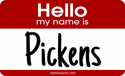 Hello my name is Pickens png download