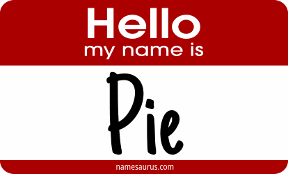 Hello my name is Pie png download