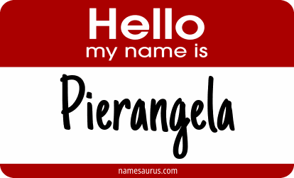 Hello my name is Pierangela png download