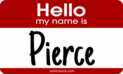 Hello my name is Pierce png download