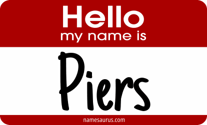 Hello my name is Piers png download