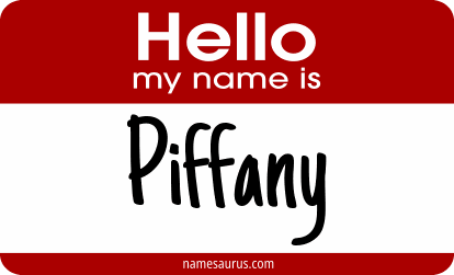 Hello my name is Piffany png download
