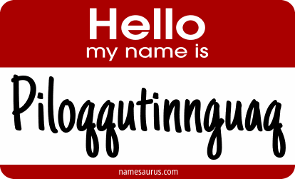 Hello my name is Piloqqutinnguaq png download