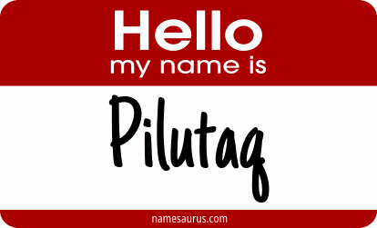 Hello my name is Pilutaq png download