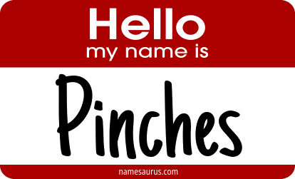Hello my name is Pinches png download