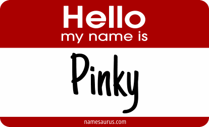 Hello my name is Pinky png download
