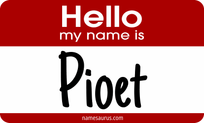 Hello my name is Pioet png download