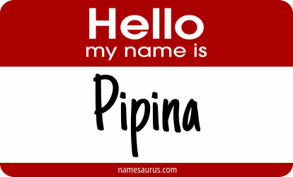 Hello my name is Pipina png download