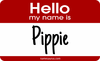 Hello my name is Pippie png download