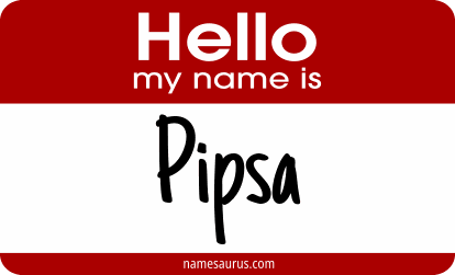 Hello my name is Pipsa png download