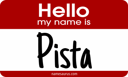 Hello my name is Pista png download