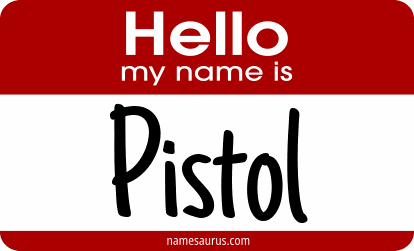 Hello my name is Pistol png download