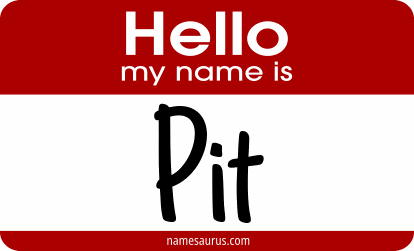 Hello my name is Pit png download
