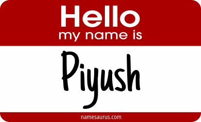 Hello my name is Piyush png download