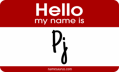 Hello my name is Pj png download
