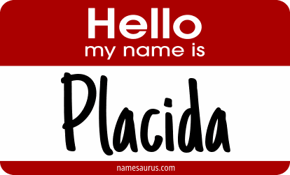 Hello my name is Placida png download