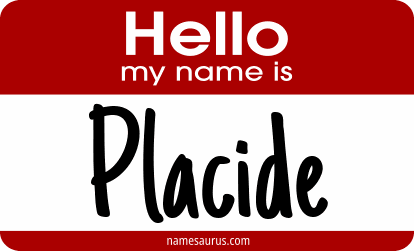 Hello my name is Placide png download
