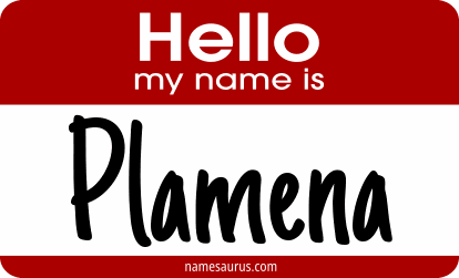Hello my name is Plamena png download