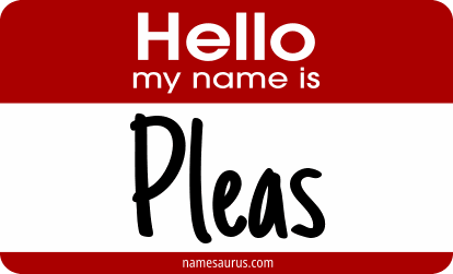Hello my name is Pleas png download