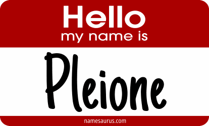 Hello my name is Pleione png download
