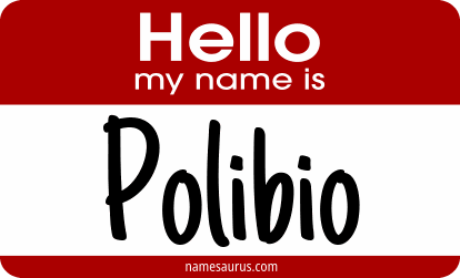 Hello my name is Polibio png download