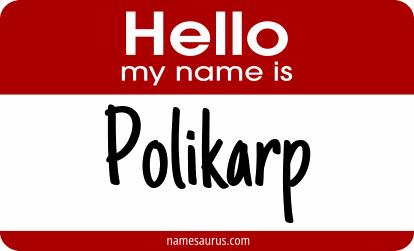 Hello my name is Polikarp png download