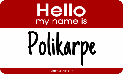 Hello my name is Polikarpe png download