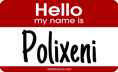 Hello my name is Polixeni png download