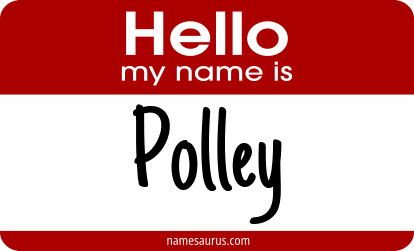 Hello my name is Polley png download