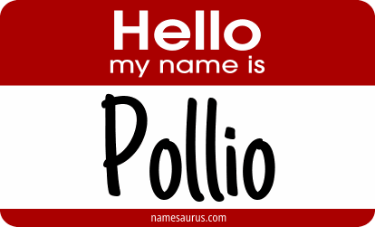 Hello my name is Pollio png download