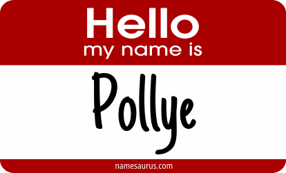 Hello my name is Pollye png download