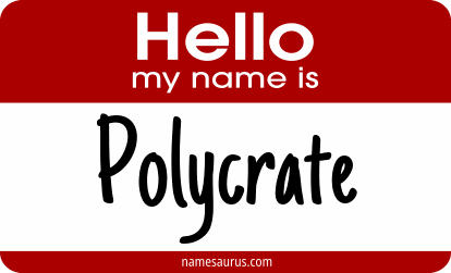 Hello my name is Polycrate png download