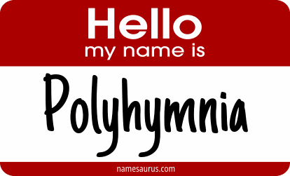 Hello my name is Polyhymnia png download