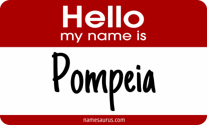 Hello my name is Pompeia png download